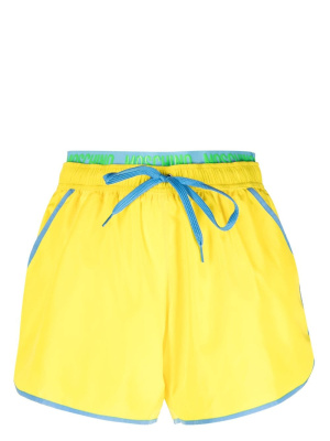 

Logo-waistband drawstring swim shorts, Moschino Logo-waistband drawstring swim shorts