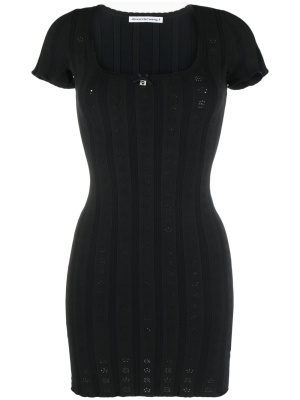 

Pointelle-knit minidress, Alexander Wang Pointelle-knit minidress