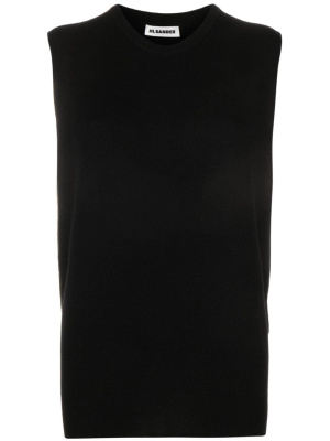 

Sleeveless cashmere top, Jil Sander Sleeveless cashmere top