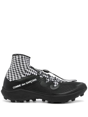 

Houndstooth-print slip-on sneakers, Comme Des Garçons Houndstooth-print slip-on sneakers