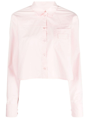 

Logo-embroidered cropped shirt, REMAIN Logo-embroidered cropped shirt