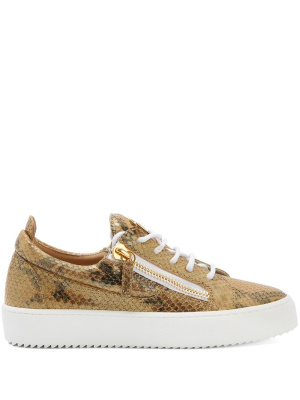 

Gail snakeskin-effect sneakers, Giuseppe Zanotti Gail snakeskin-effect sneakers