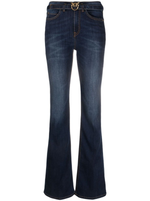 

Love Brids-buckle flared jeans, PINKO Love Brids-buckle flared jeans
