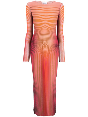

Body Morphing striped dress, Jean Paul Gaultier Body Morphing striped dress