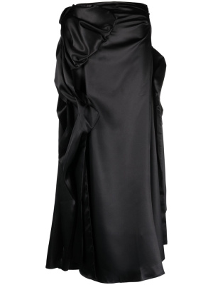

Gathered asymmetric long skirt, Acne Studios Gathered asymmetric long skirt