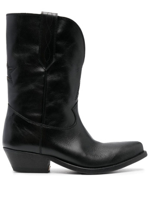 

Western-style leather boots, Golden Goose Western-style leather boots