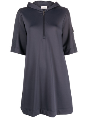 

Quarter-zip short-sleeve dress, Moncler Quarter-zip short-sleeve dress