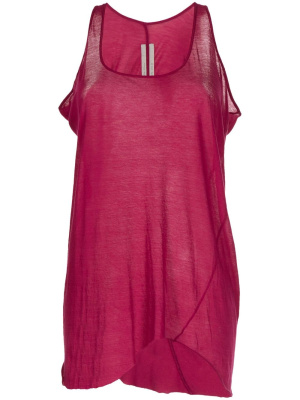 

Raw-cut asymmetric tank top, Rick Owens Raw-cut asymmetric tank top