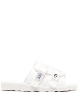 

X Xo Kaw logo-patch slides, Suicoke X Xo Kaw logo-patch slides