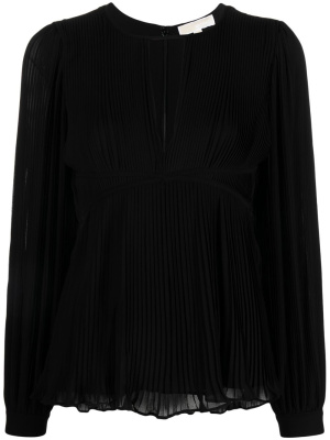 

Round-neck long-sleeve blouse, Michael Michael Kors Round-neck long-sleeve blouse