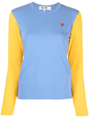 

Two-tone knitted jumper, Comme Des Garçons Play Two-tone knitted jumper