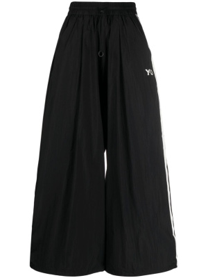 

Logo-print wide-leg track pants, Y-3 Logo-print wide-leg track pants