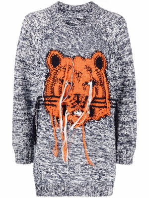 

Tiger Head motif sweater, Kenzo Tiger Head motif sweater