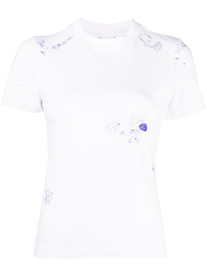 

Doodle-print short-sleeve T-shirt, VETEMENTS Doodle-print short-sleeve T-shirt