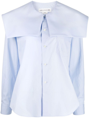 

Oversized square-collar poplin shirt, Comme Des Garçons Girl Oversized square-collar poplin shirt