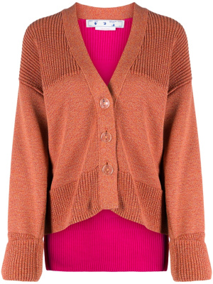 

Diag colour-block cardigan, Off-White Diag colour-block cardigan