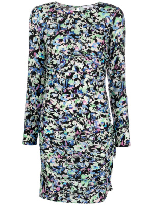 

Floral-print ruched dress, Patrizia Pepe Floral-print ruched dress