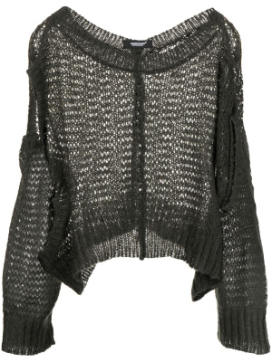 

Cut-out detail knit jumper, Undercover Cut-out detail knit jumper