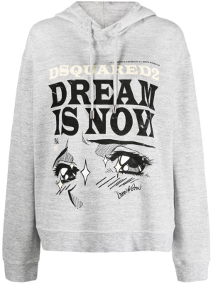 

Logo-print long-sleeve hoodie, Dsquared2 Logo-print long-sleeve hoodie