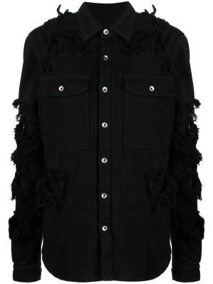 

Frayed denim jacket, Rick Owens DRKSHDW Frayed denim jacket