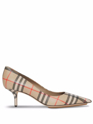 

Vintage Check 55mm pumps, Burberry Vintage Check 55mm pumps