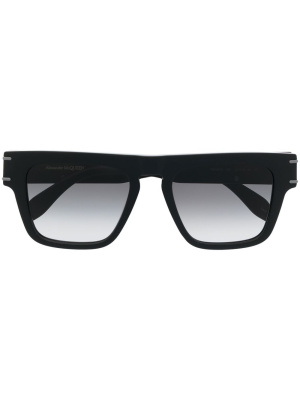 

Logo-print arm sunglasses, Alexander McQueen Eyewear Logo-print arm sunglasses