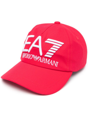 

Logo-embroidered baseball cap, Ea7 Emporio Armani Logo-embroidered baseball cap
