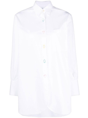 

Embroidered-button hole shirt, PS Paul Smith Embroidered-button hole shirt
