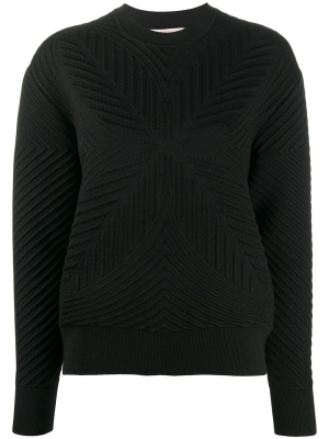 

Patterned rib-knit jumper, Alexander McQueen Patterned rib-knit jumper