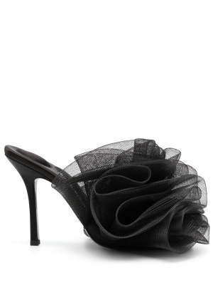 

Ruched tulle mules, Alexander Wang Ruched tulle mules