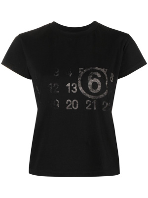 

Graphic-print cotton T-shirt, MM6 Maison Margiela Graphic-print cotton T-shirt