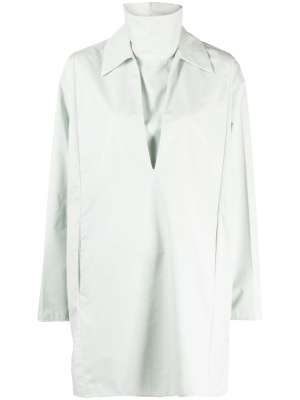 

V-neck cotton shirt dress, Jil Sander V-neck cotton shirt dress