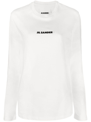 

Logo-print cotton sweatshirt, Jil Sander Logo-print cotton sweatshirt
