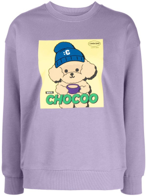 

Chocoo graphic-print sweatshirt, CHOCOOLATE Chocoo graphic-print sweatshirt
