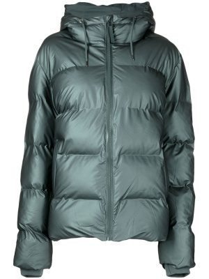 

Metallic-sheen puffer jacket, Rains Metallic-sheen puffer jacket
