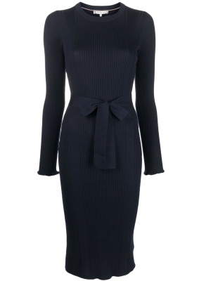 

Ribbed-knit midi dress, Tommy Hilfiger Ribbed-knit midi dress