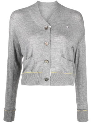 

Button-up cashmere cardigan, Sacai Button-up cashmere cardigan