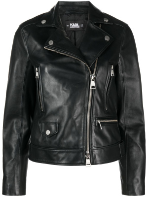 

Leather biker jacket, Karl Lagerfeld Leather biker jacket