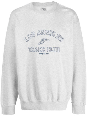 

Track Club crew-neck sweatshirt, Sporty & Rich Track Club crew-neck sweatshirt