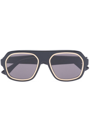 

Round-frame sunglasses, Bottega Veneta Eyewear Round-frame sunglasses