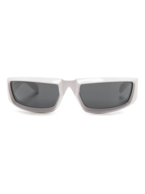 

Curved rectangle-frame sunglasses, Prada Eyewear Curved rectangle-frame sunglasses