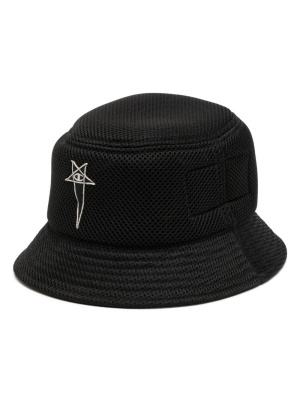 

X Champion logo-embroidered bucket hat, Rick Owens X Champion logo-embroidered bucket hat