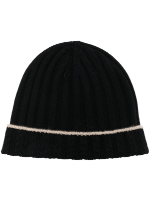 

Ribbed-knit cashmere beanie, Brunello Cucinelli Ribbed-knit cashmere beanie
