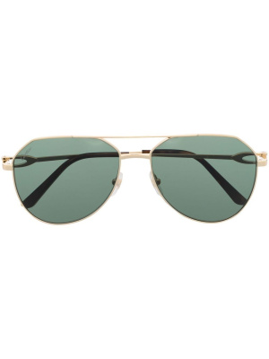 

Pilot-frame sunglasses, Cartier Eyewear Pilot-frame sunglasses