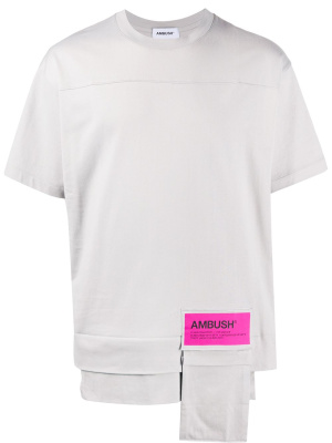 

Contrast waist-pocket T-shirt, AMBUSH Contrast waist-pocket T-shirt