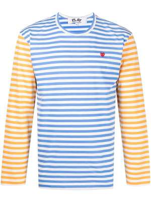 

Striped long-sleeve T-shirt, Comme Des Garçons Play Striped long-sleeve T-shirt