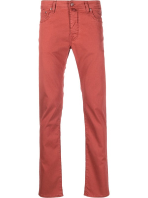 

Attached-scarf straight-leg jeans, Jacob Cohën Attached-scarf straight-leg jeans