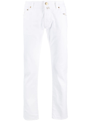 

Logo-patch slim-cut jeans, Jacob Cohën Logo-patch slim-cut jeans