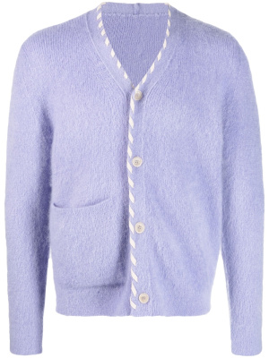 

Lazo contrast-trim cardigan, Jacquemus Lazo contrast-trim cardigan