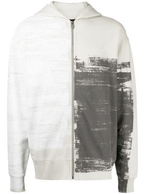 

Abstract-print zip-up hoodie, A-COLD-WALL* Abstract-print zip-up hoodie